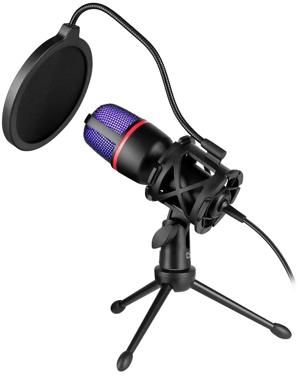 MIKROFON DEFENDER FORTE GMC 300 RGB STREAMING