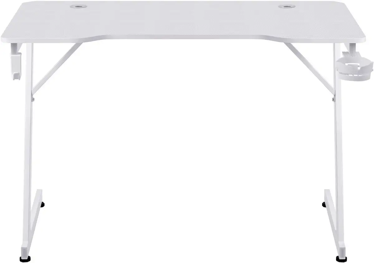 BIURKO DEFENDER SOLAS BIAŁE RGB GAMING — 7