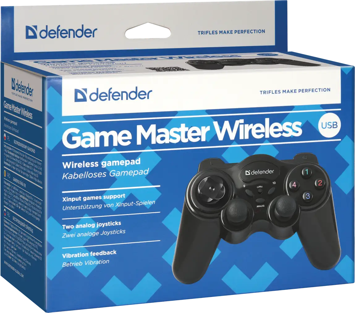PAD DEFENDER GAME MASTER BEZPRZEWODOWY PC RF — 2