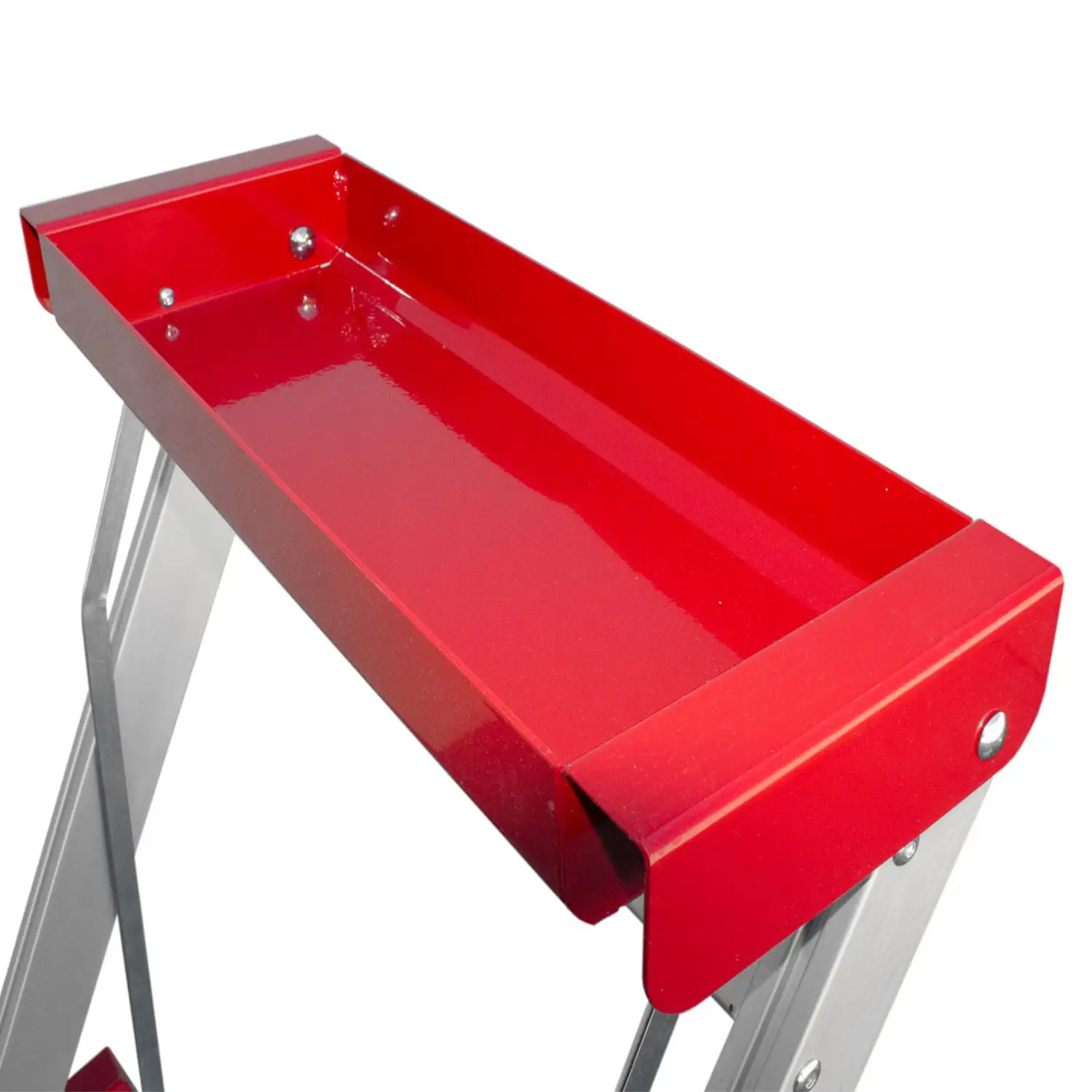 Drabina aluminiowa schody schodki magazynowe składane FARAONE SGP03.P.17 - 2,73 m — 10