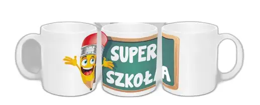 kubek Super Szkoła ołówek 300ml