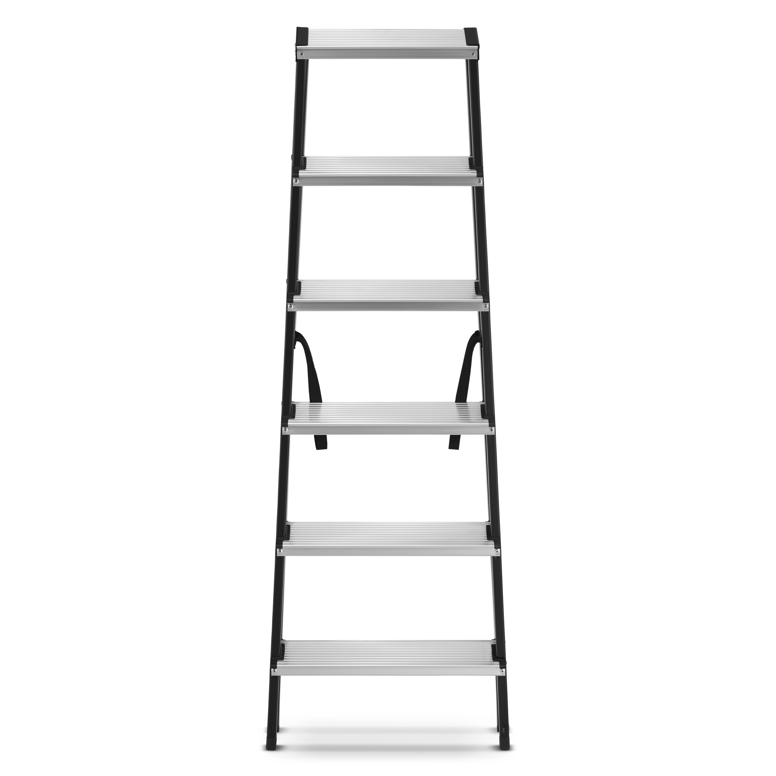 Drabina drabinka domowa 2x7 dwustronna składana MOCNA 150 kg HIGHER schodki — 5