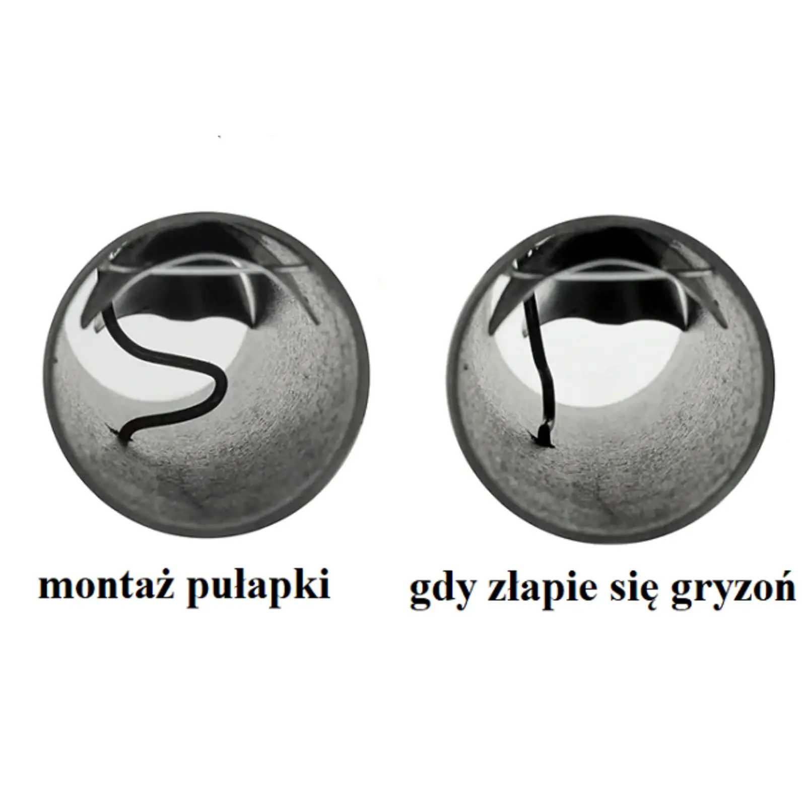 Pułapka na krety z sygnalizatorem - zestaw 5 sztuk — 4
