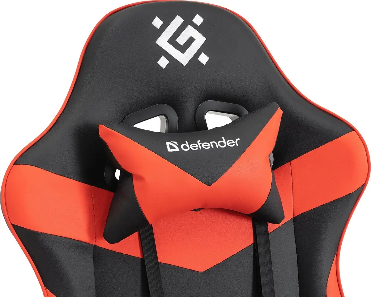 FOTEL DEFENDER TORNADO CZERWONO-CZARNY GAMING — 22