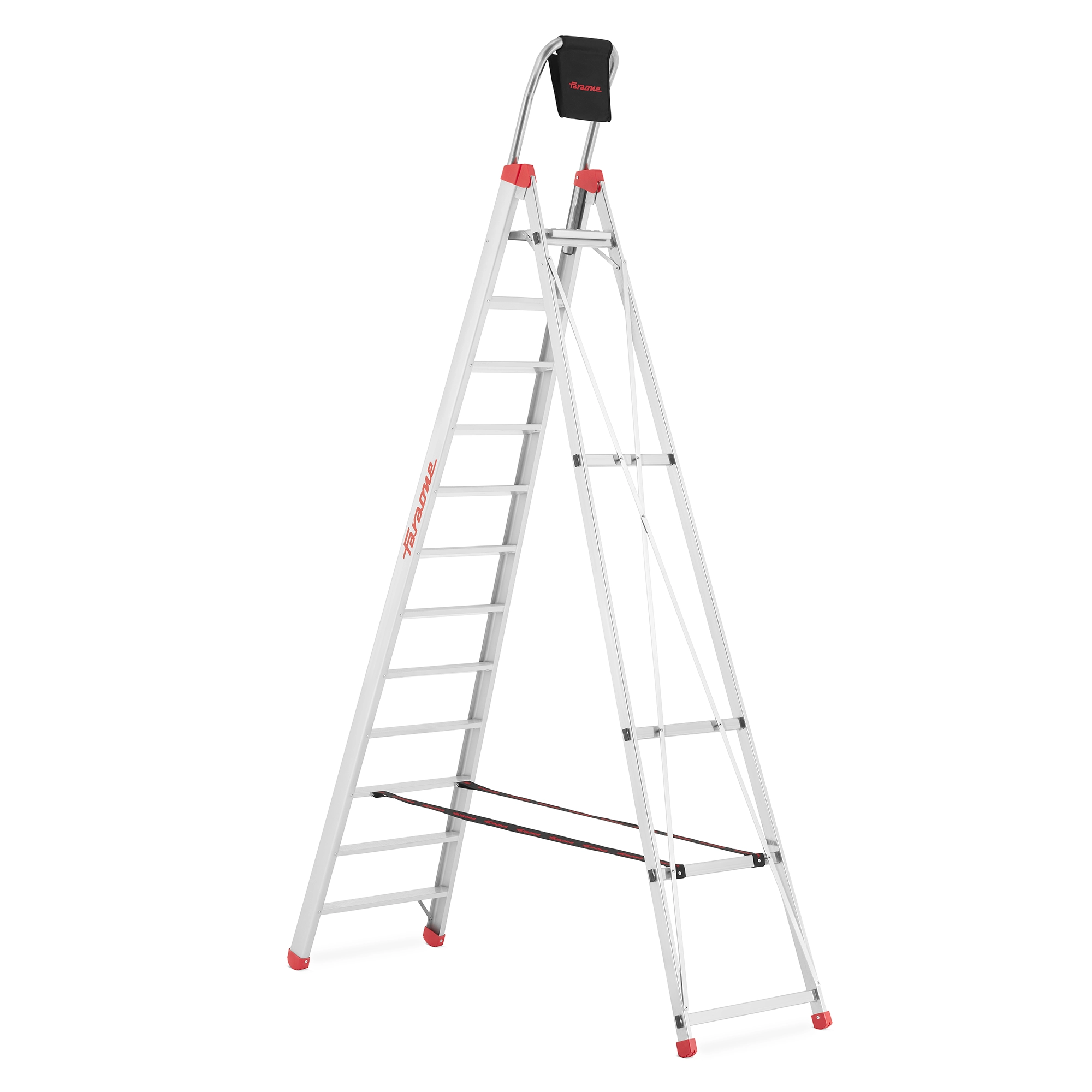 Drabina magazynowa wolnostojąca 12 stopniowa FARAONE LADY 12 - 4,63 m — 4