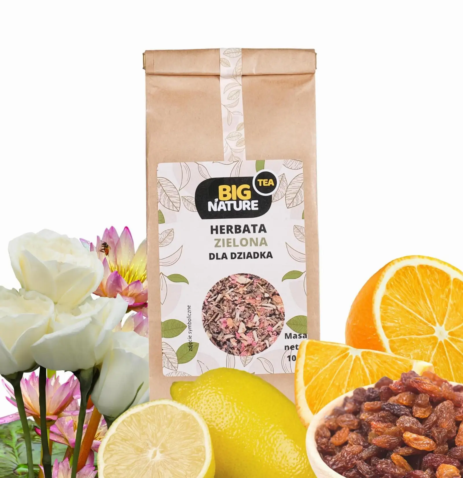 Herbata zielona DLA DZIADKA 100g - BIG NATURE