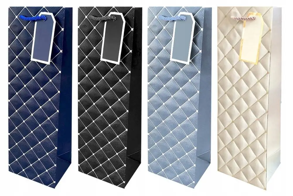 torebki papierowe tłoczone  12szt. 36x12cm    | QPB-032-032