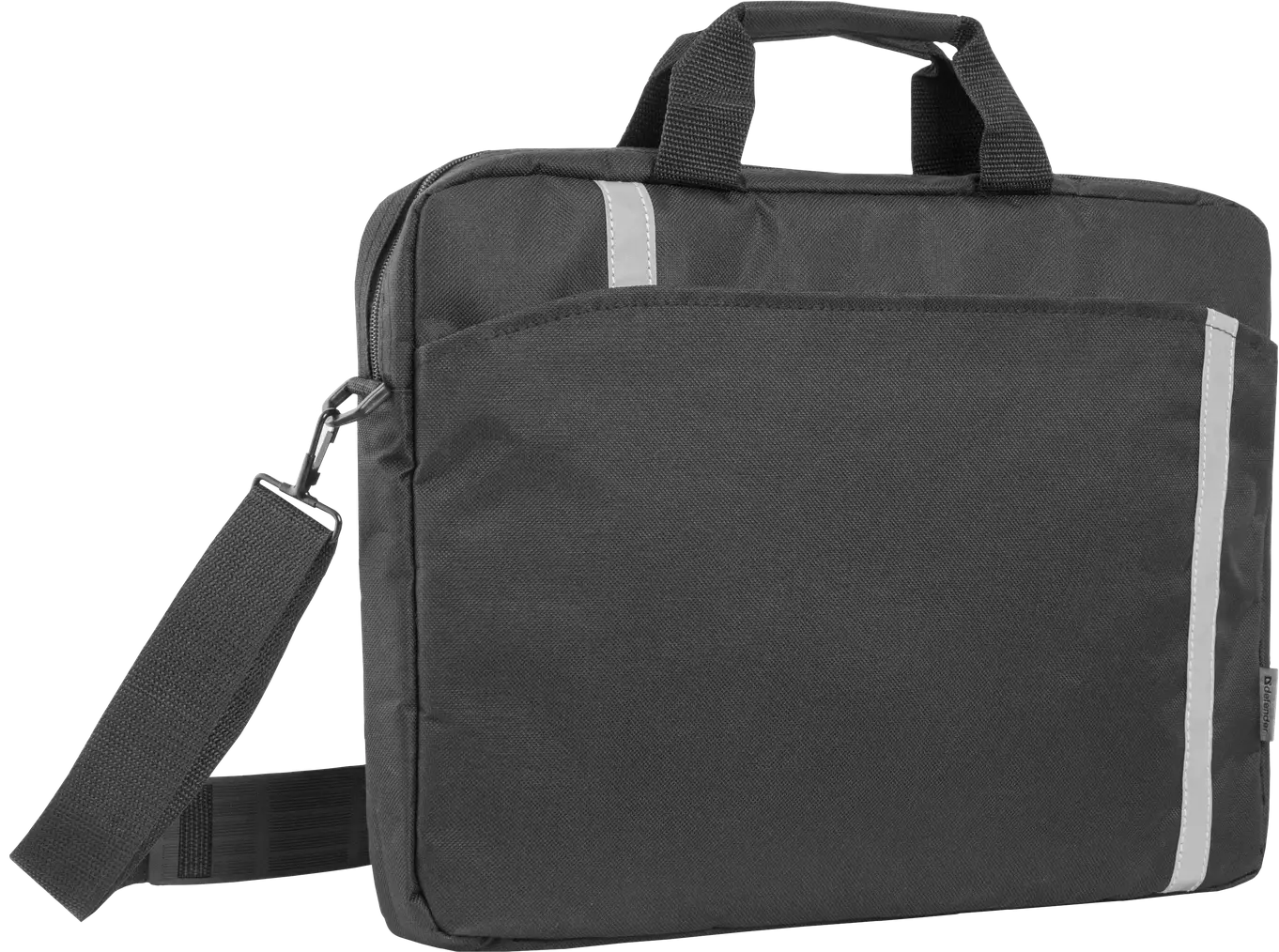 TORBA DEFENDER SHINY CZARNA 15,6" — 3