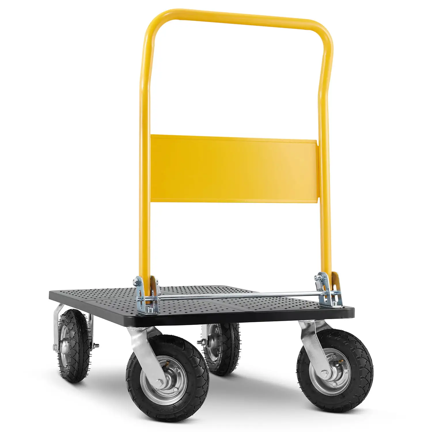 Wózek magazynowy transportowy składany pompowane koła HIGHER PRO 300kg LH10-300-P — 5