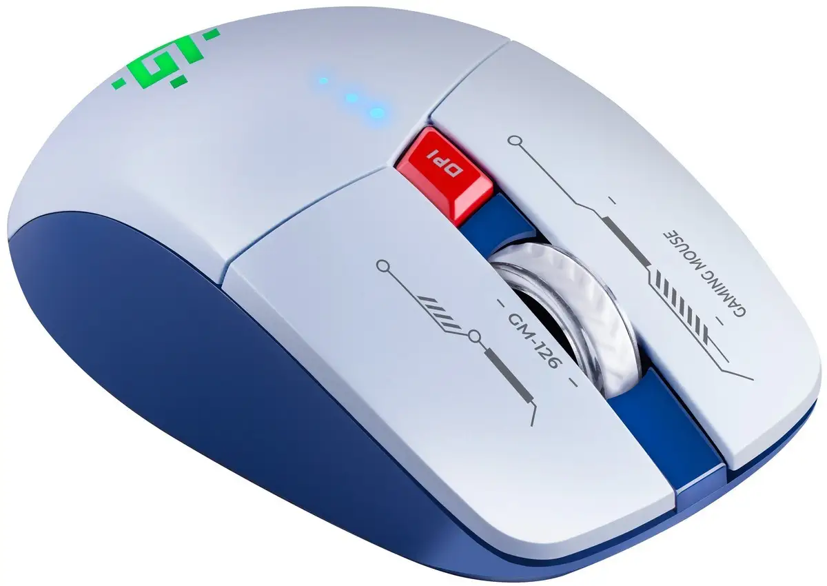 MYSZ DEFENDER GM-126 TISA RF+BT OPTIC 1600dpi 6P BIAŁA — 2