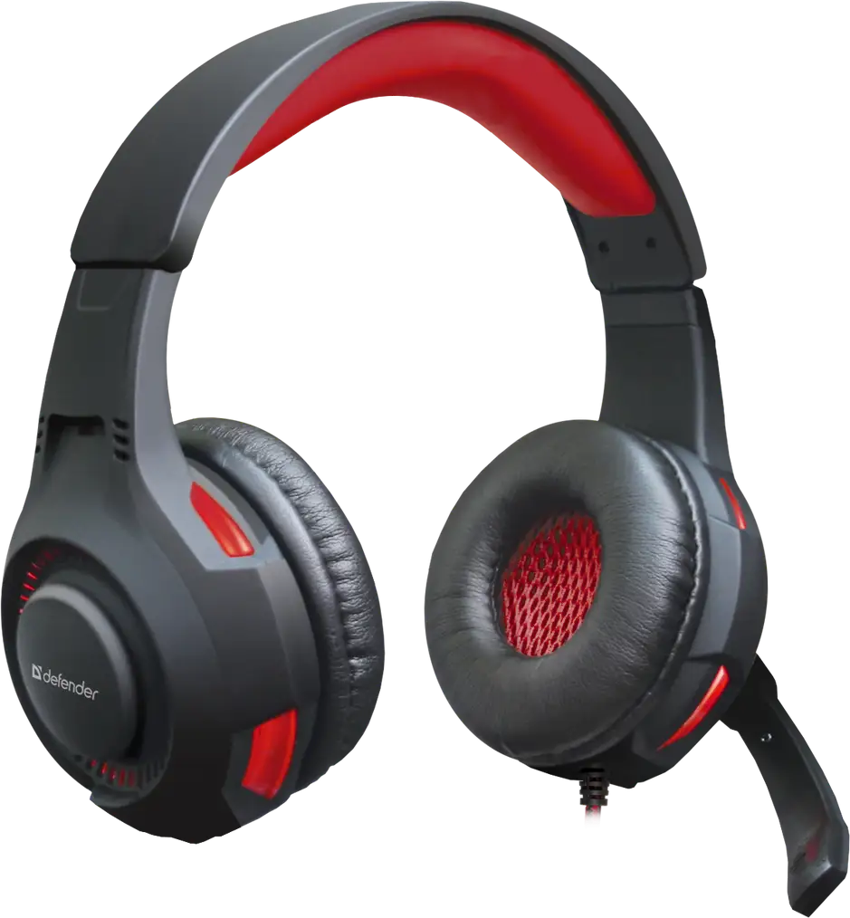 SŁUCHAWKI DEFENDER Z MIKR WARHEAD G-450 LED USB + GRA — 2