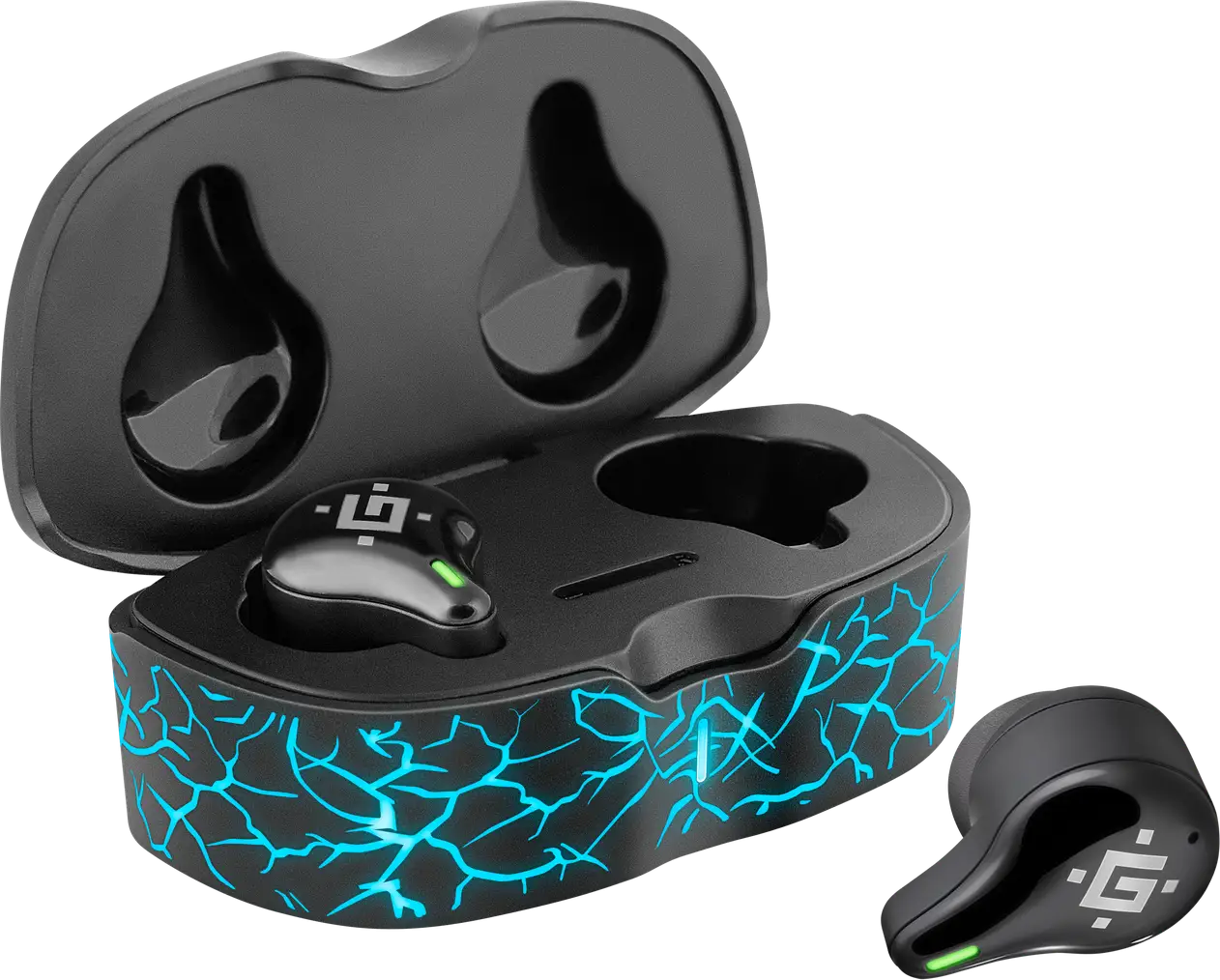 SŁUCHAWKI DEFENDER BLUETOOTH CYBERDOTS 250 GAMING CZARNE — 2