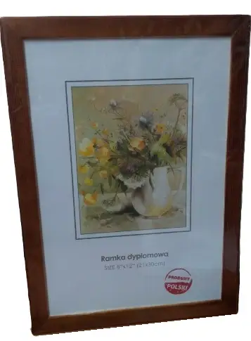 ramka na zdjęcia dyplomowa 21x30 brąz