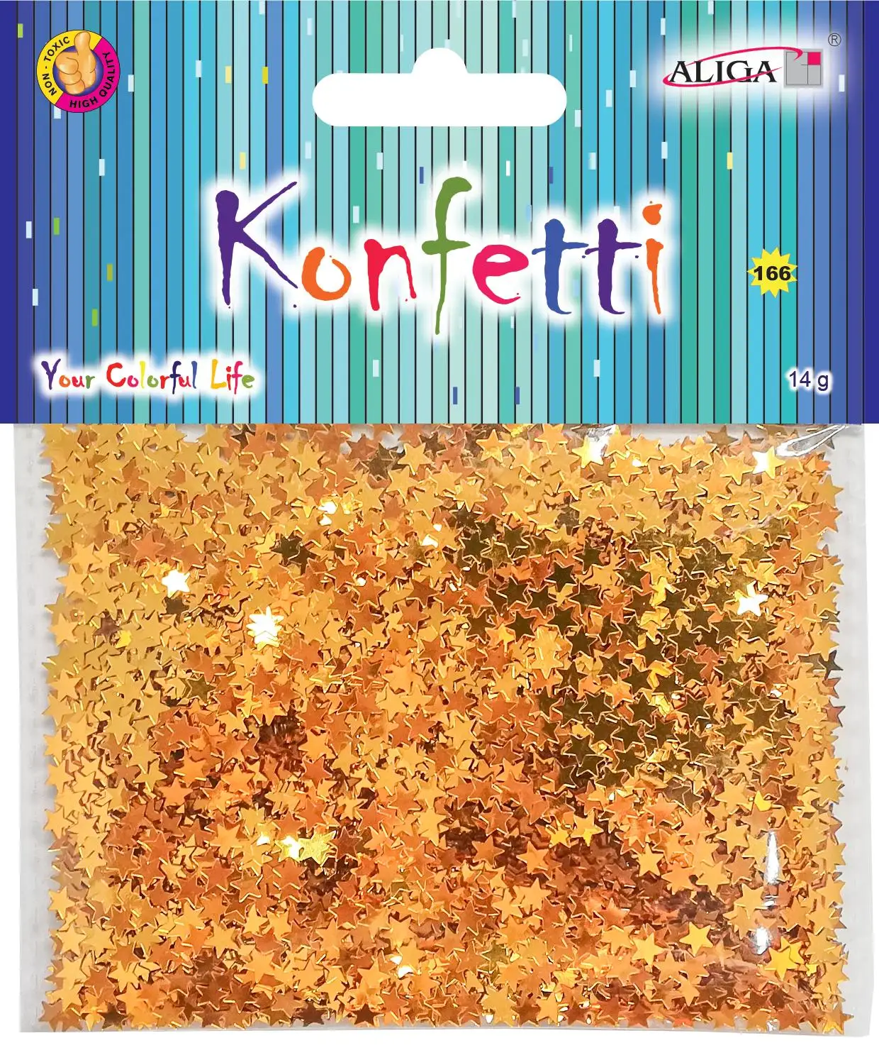 konfetti złote gwiazdki op.14g | MT-4194