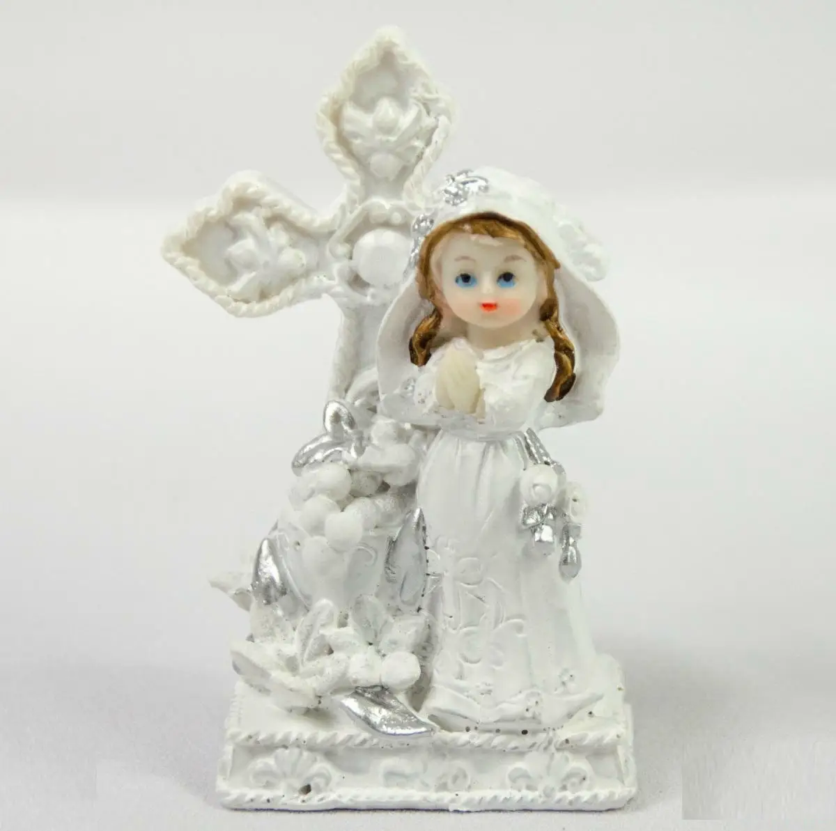 Figurka komunijna dziewczynka  10 x 6,5 cm    4413