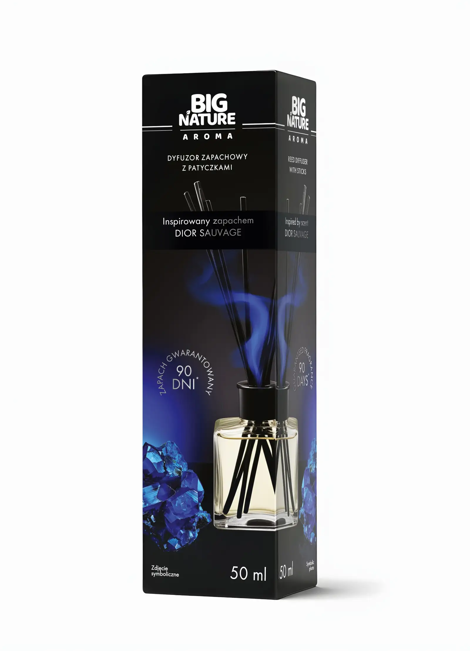 Dyfuzor Zapachowy z Patyczkami - Inspirowany Zapachem DIOR SAUVAGE 50ml — 3