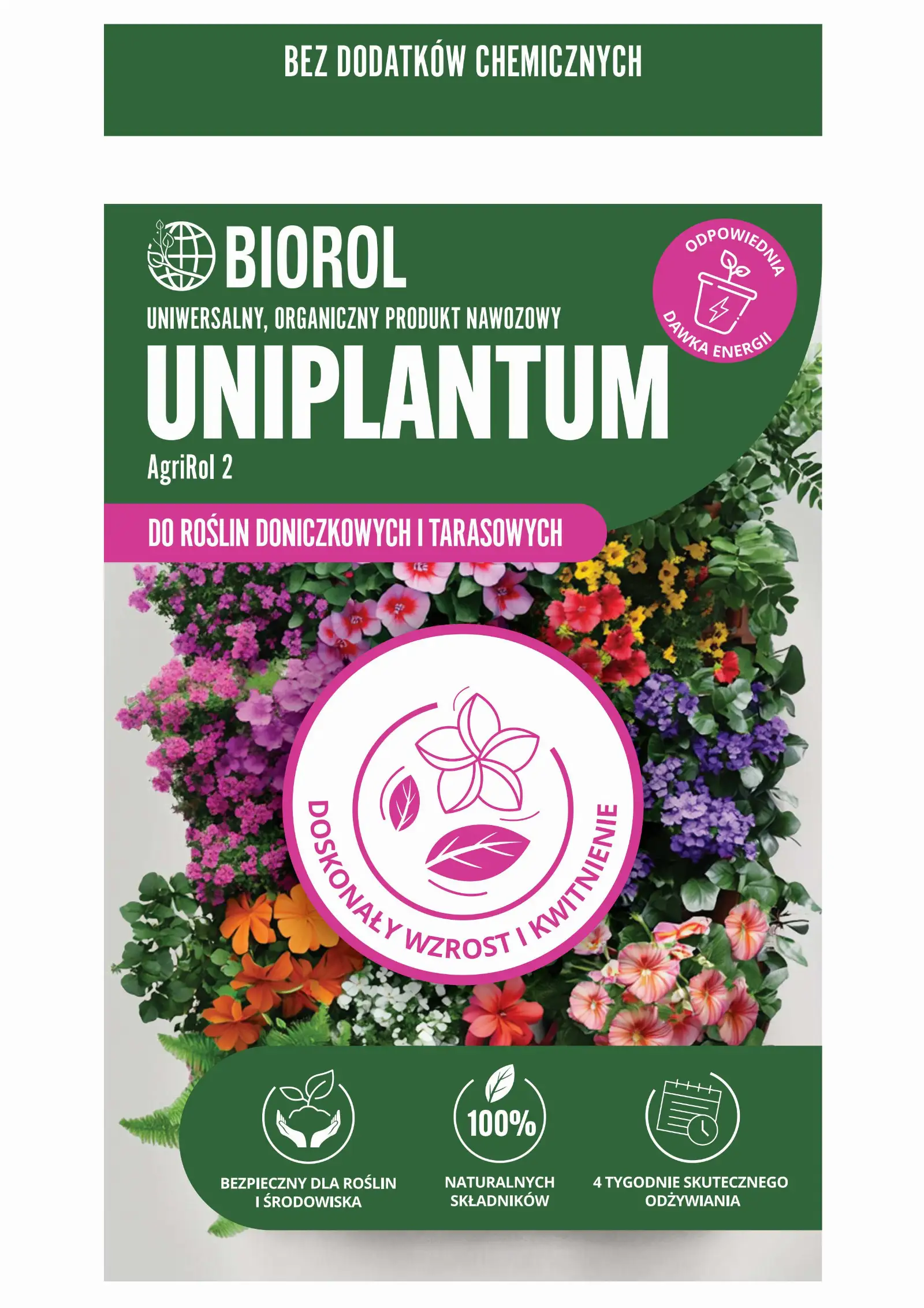 Nawóz BIOROL Uniplantum 1kg do roślin doniczkowych i tarasowych