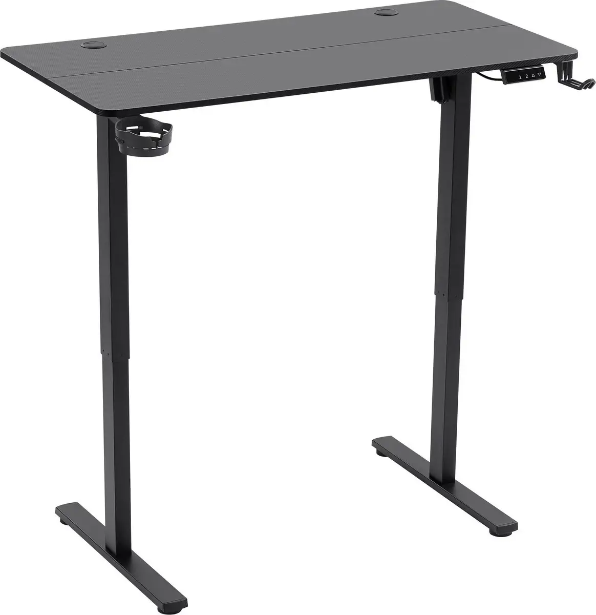 BIURKO DEFENDER SATURN CZARNE EL GAMING — 16