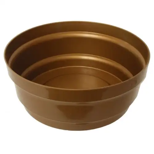 miska stroik 23cm czarne złoto