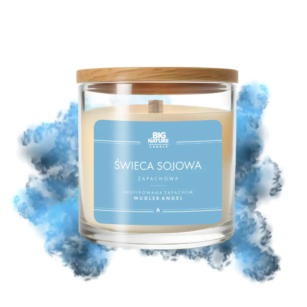 Świeca sojowa zap. insp. MUGLER ANGEL 155g