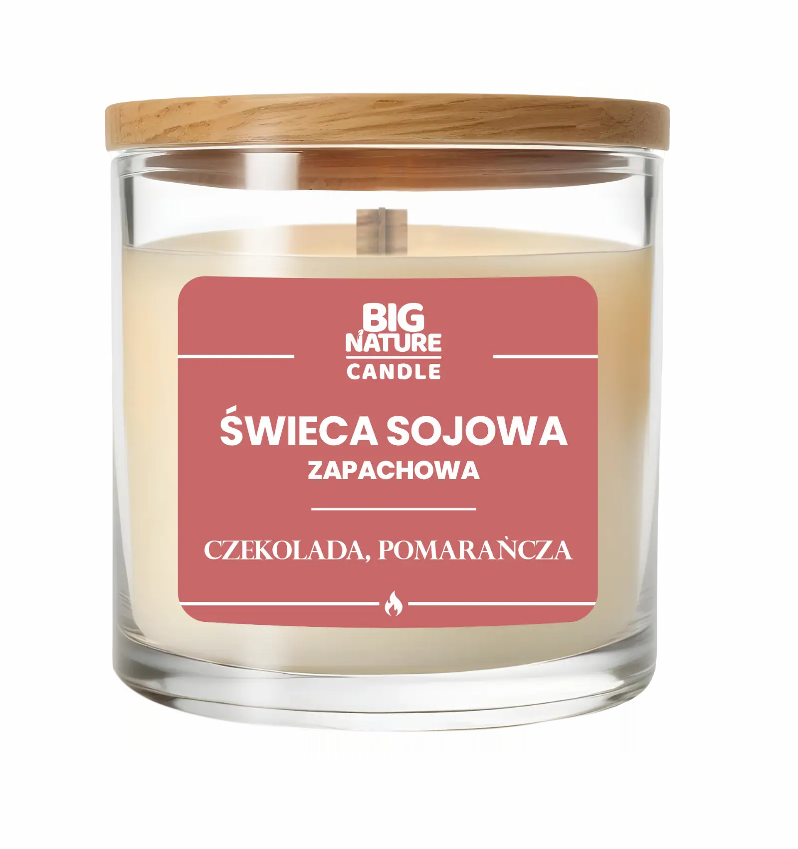 Świeca sojowa o zap. Czekolada i Pomarańcza 225g