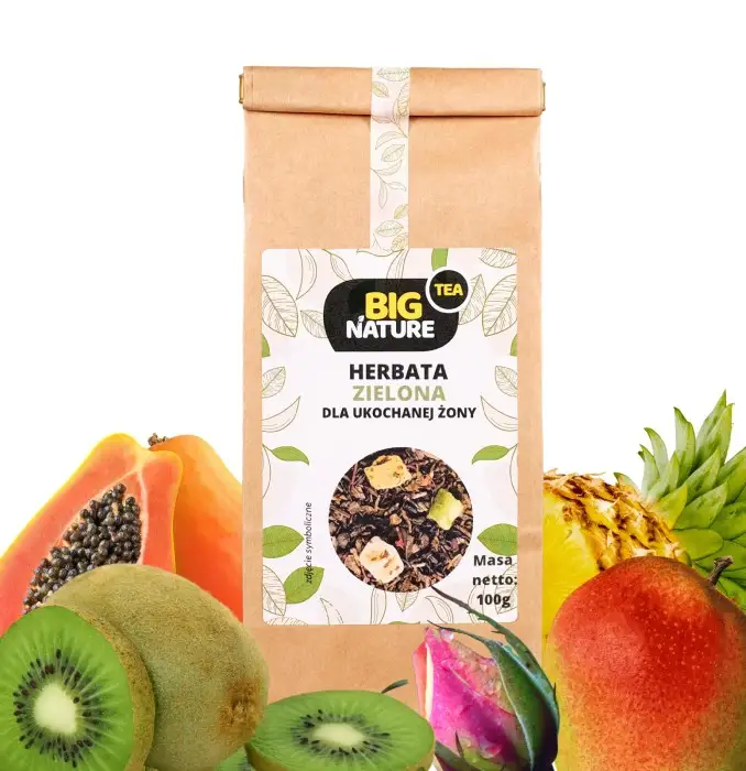 Herbata zielona DLA UKOCHANEJ ŻONY 100g - BIG NATURE