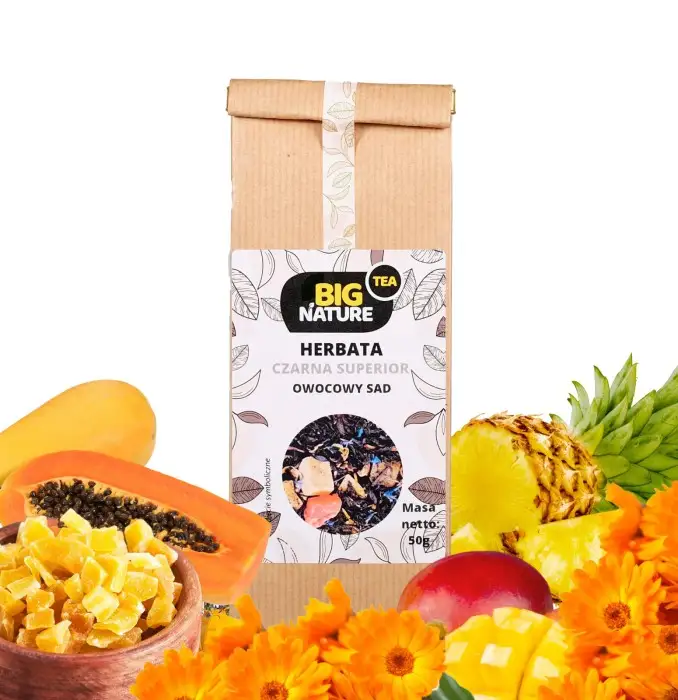 Herbata czarna SUPERIOR OWOCOWY SAD 50g - BIG NATURE