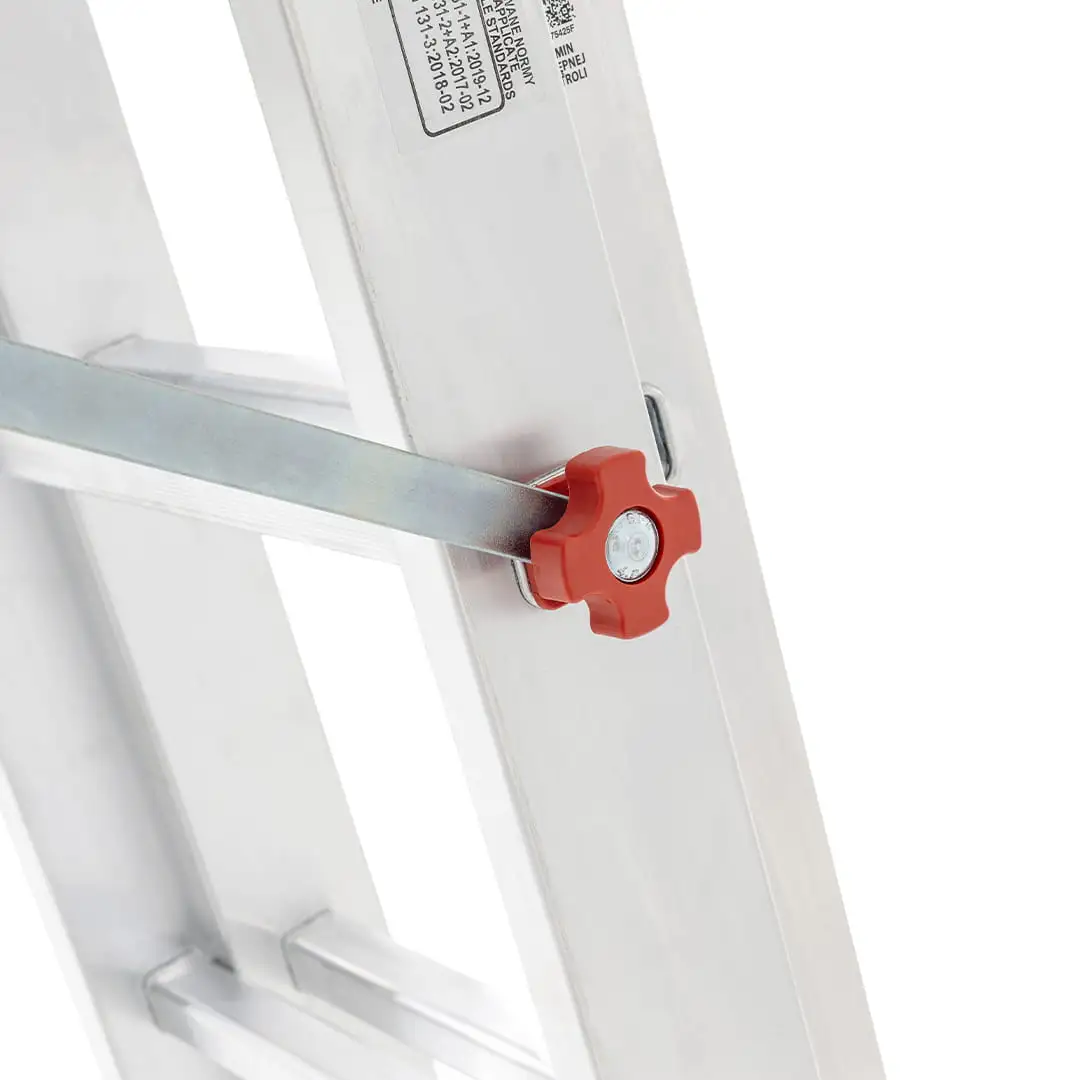 Drabina aluminiowa profesjonalna FARAONE ST300/3N 3x10 z opcją na schody 7,31 m — 6