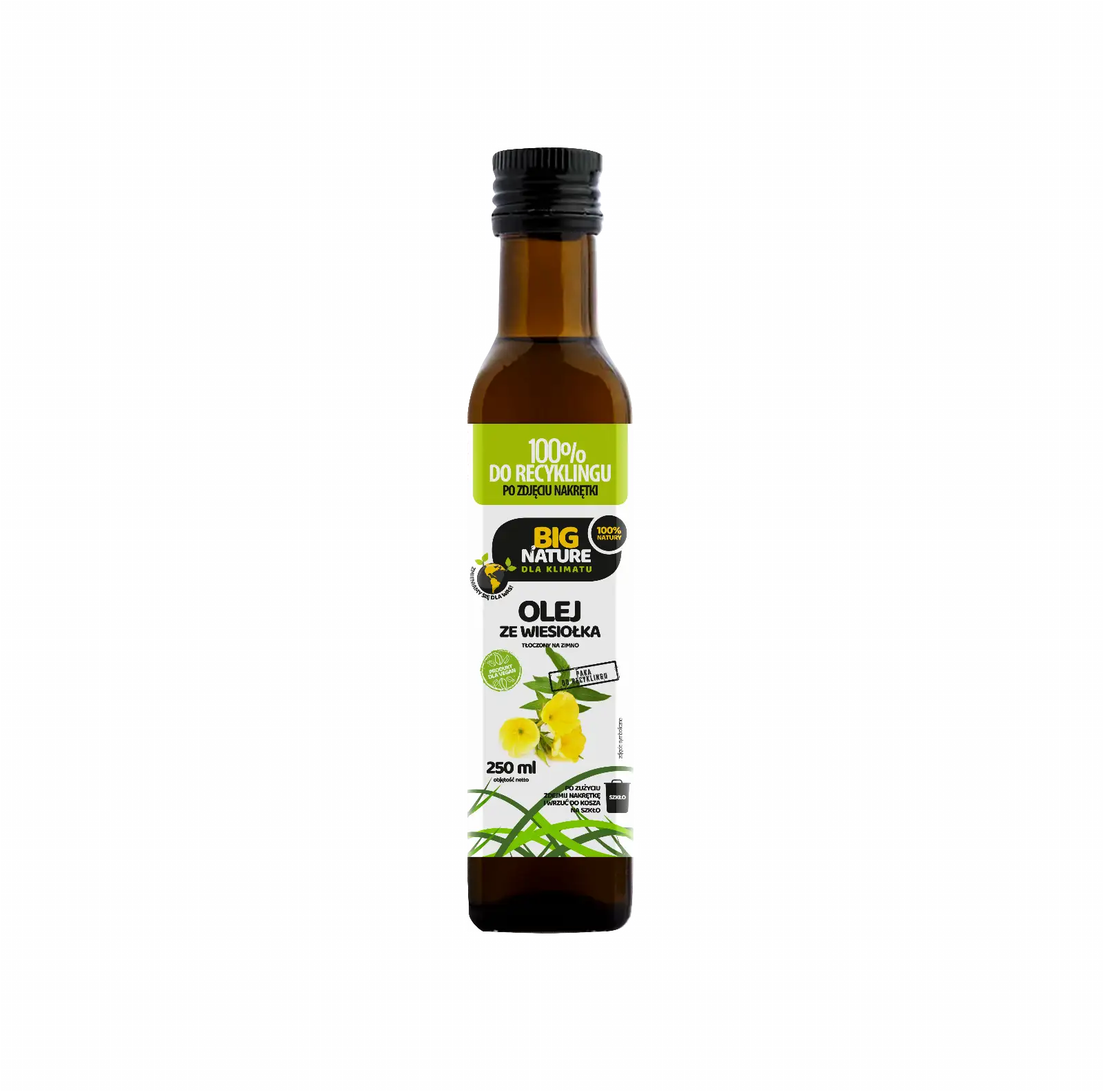 Olej z wiesiołka 250ml tłoczony na zimno - BIG NATURE — 2