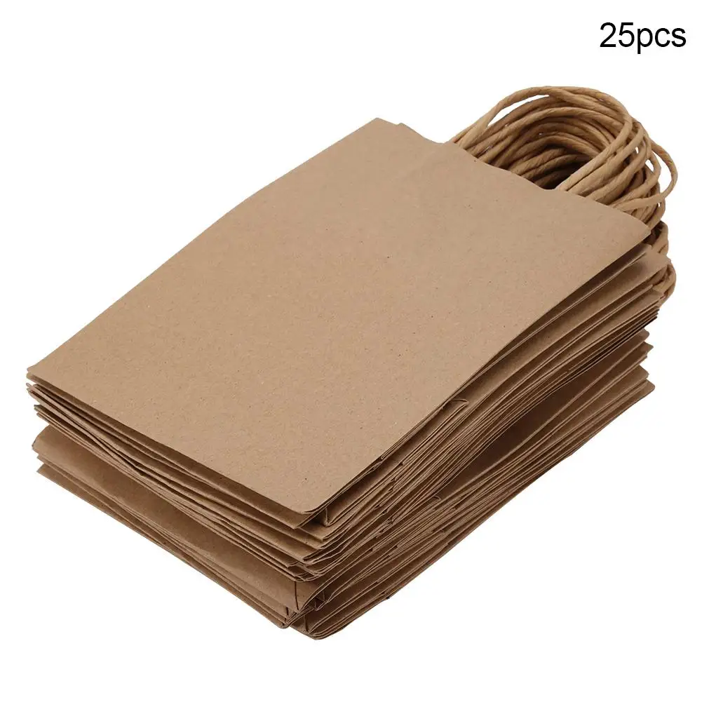 torebka papierowa z uszami 25szt. SZARA 32x17x39 | 4192