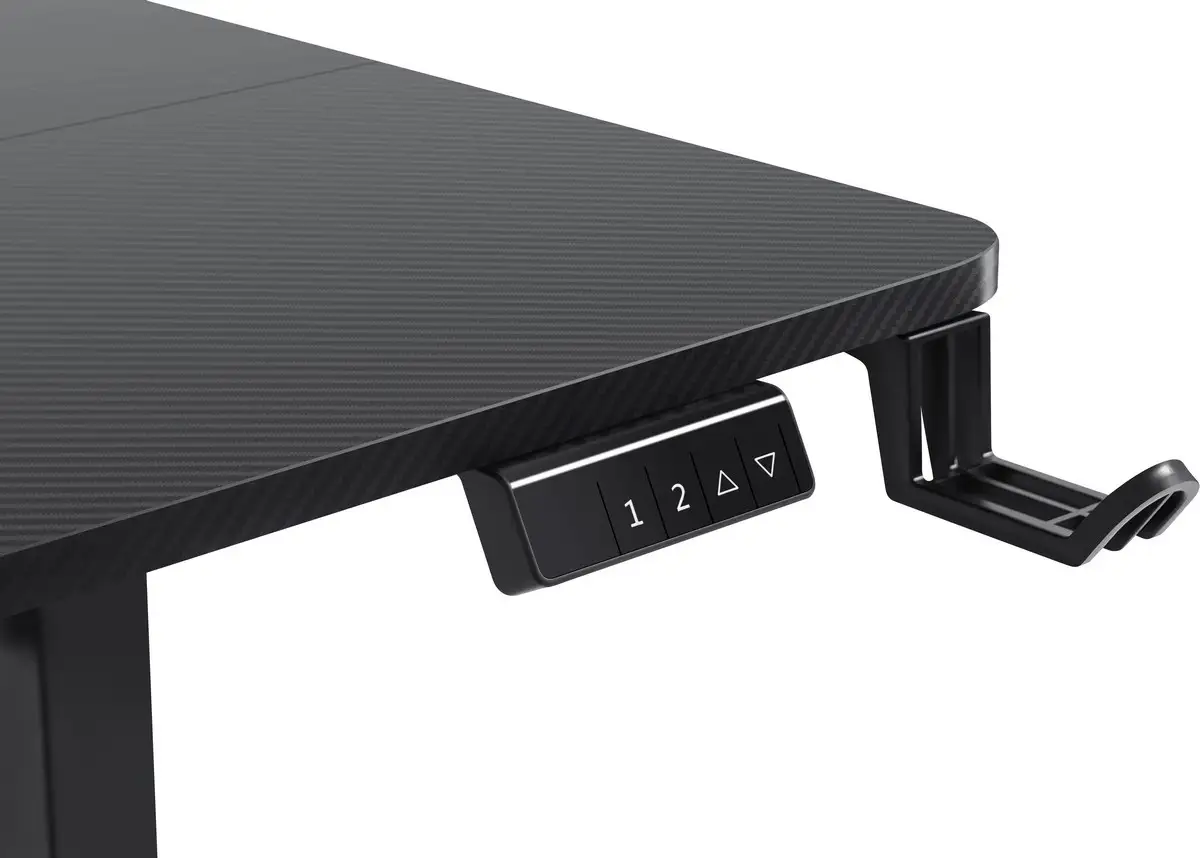 BIURKO DEFENDER SATURN CZARNE EL GAMING — 25