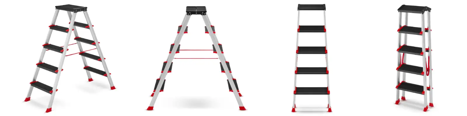 Drabina aluminiowa profesjonalna dwustronna składana HIGHER 2x5 - 3,25 m 1 szt.