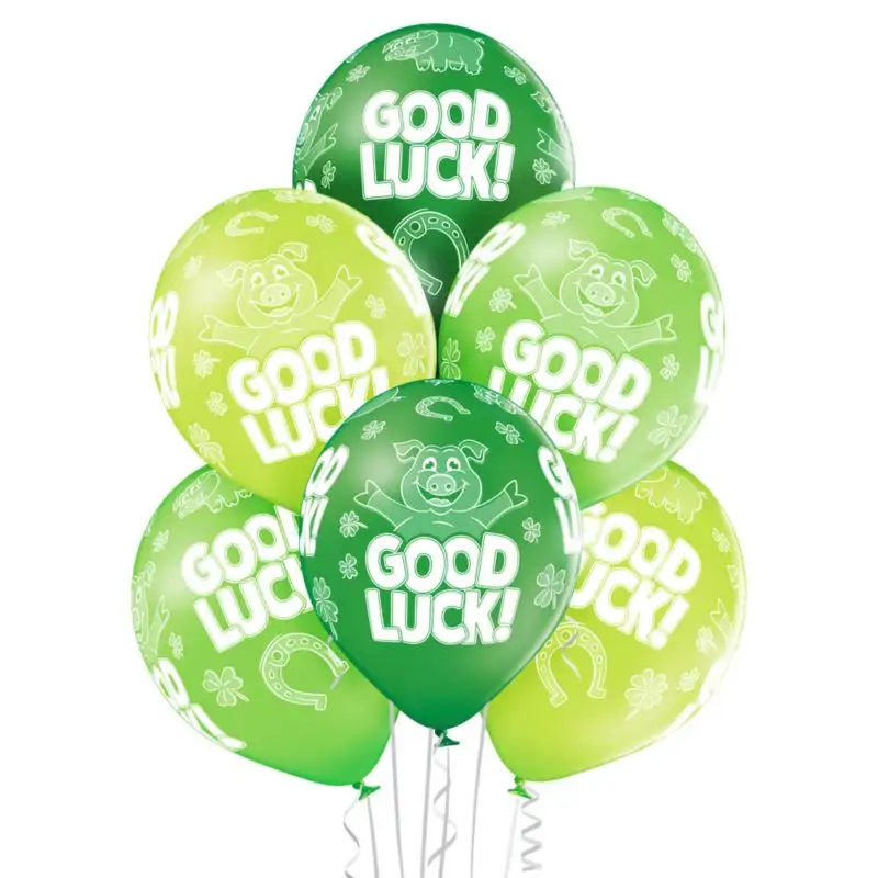 balony 6szt. 12"  GOOD LUCK | 42-46