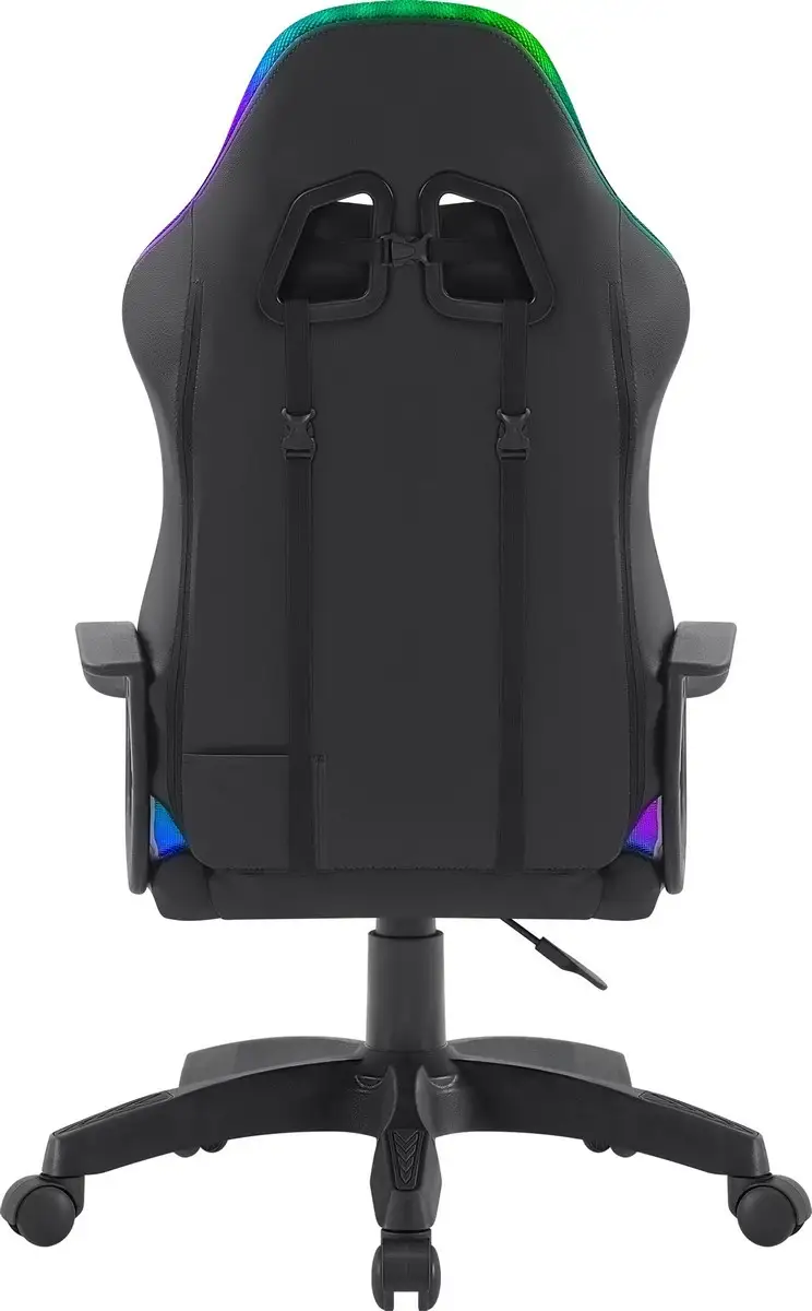 FOTEL DEFENDER FACTOR X CZARNY RGB GAMING — 16