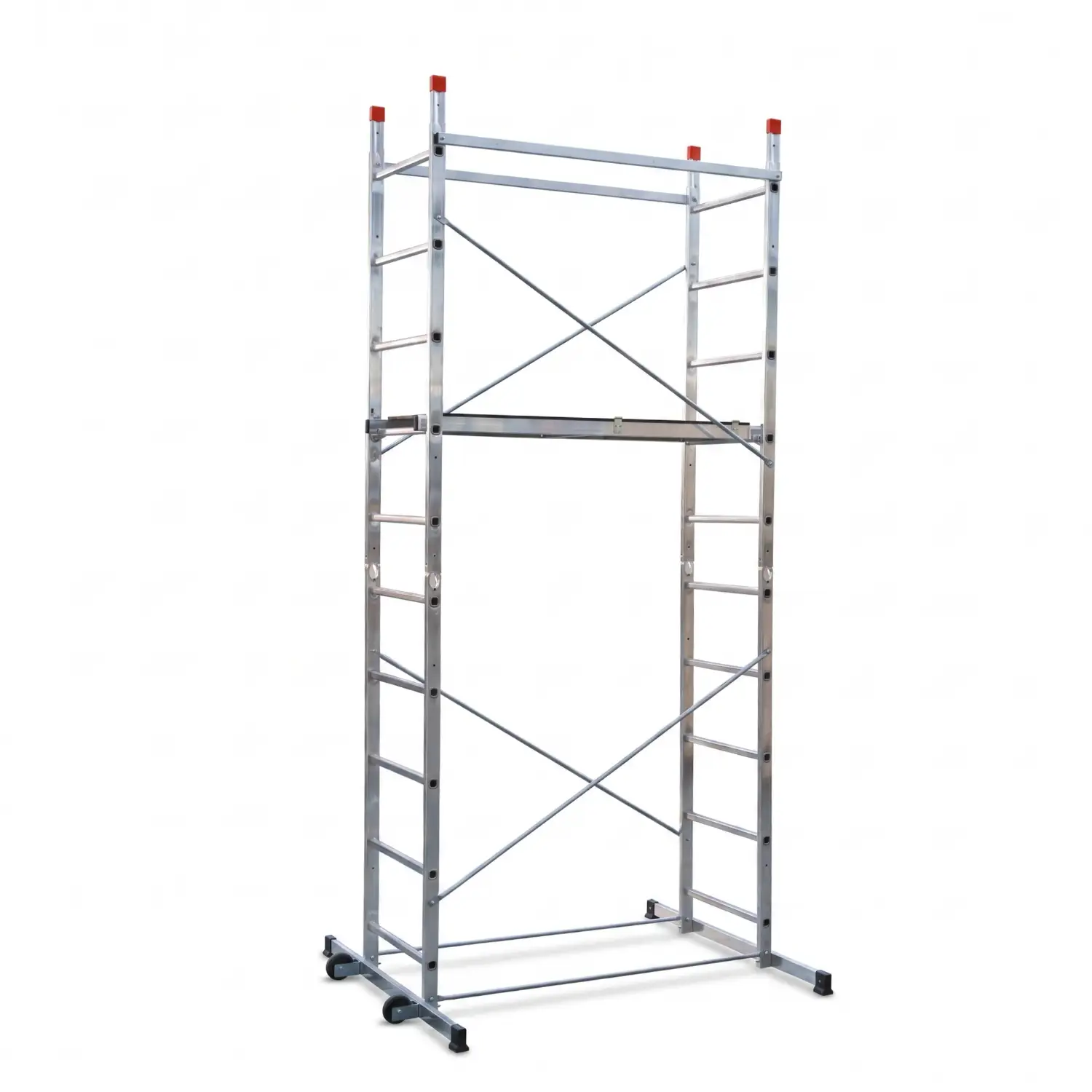 Rusztowanie aluminiowe jezdne przejezdne GIERRE Easy 400 G-FA400EY 3,95 m modułowe — 2