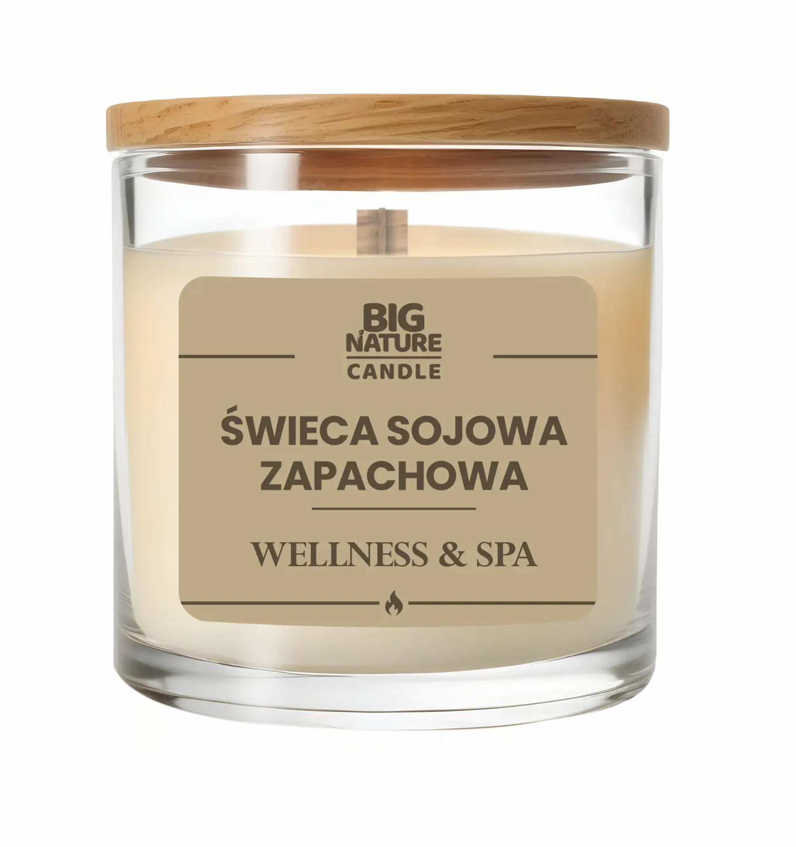Świeca sojowa o zapachu WELLNESS&SPA 155g