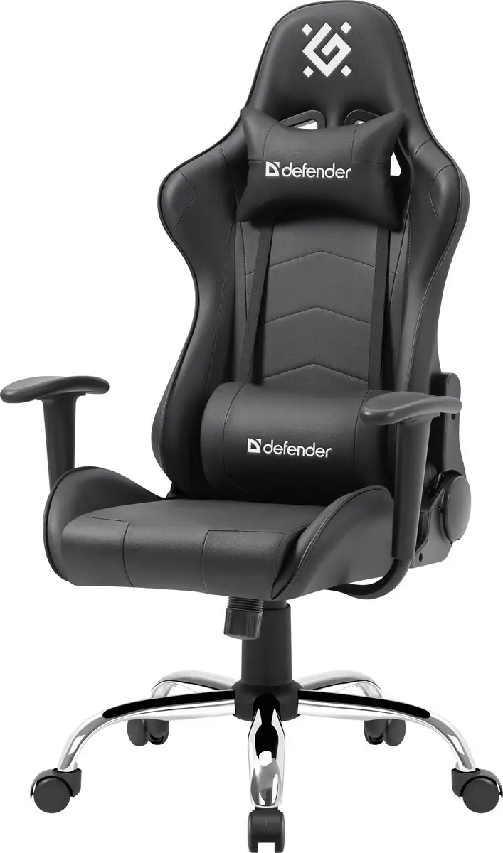 FOTEL DEFENDER AZGARD CZARNY GAMING — 2