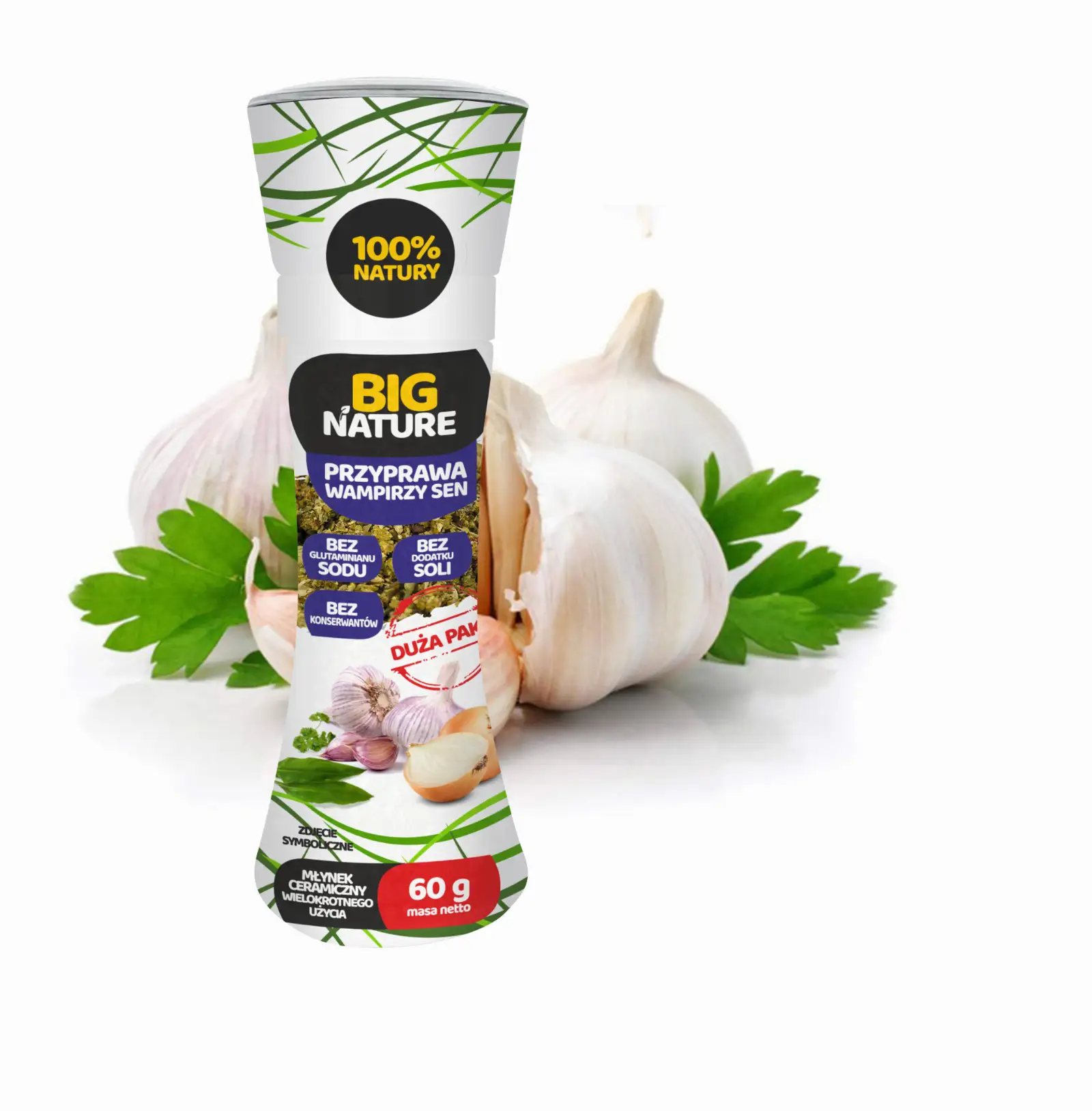 Przyprawa Wampirzy sen Młynek 60g Duża Paka - BIG NATURE