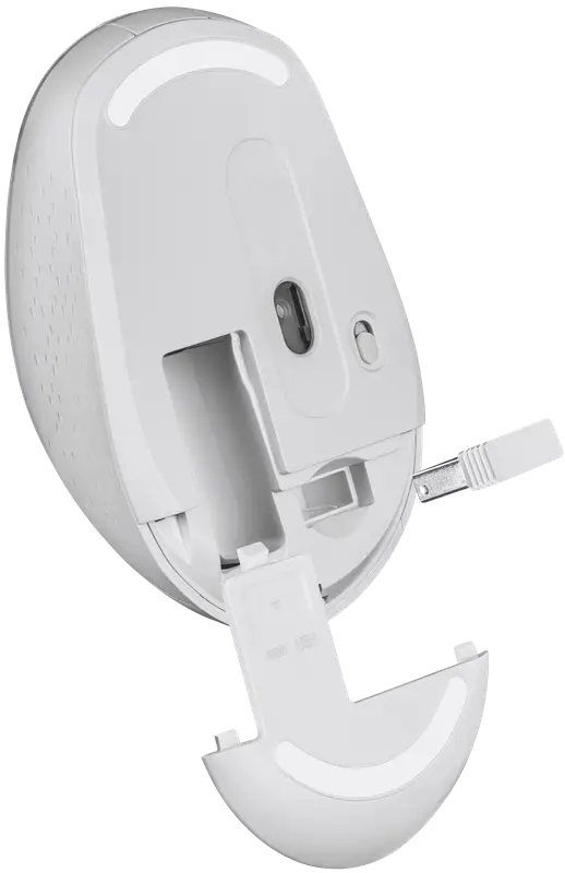 MYSZ DEFENDER AURIS MB-027 RF SILENT BIAŁA OPTICAL — 4