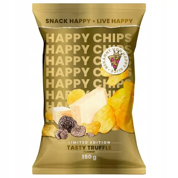 Happy Chips Tasty Truffle Limited Edition 150g Karton — 4