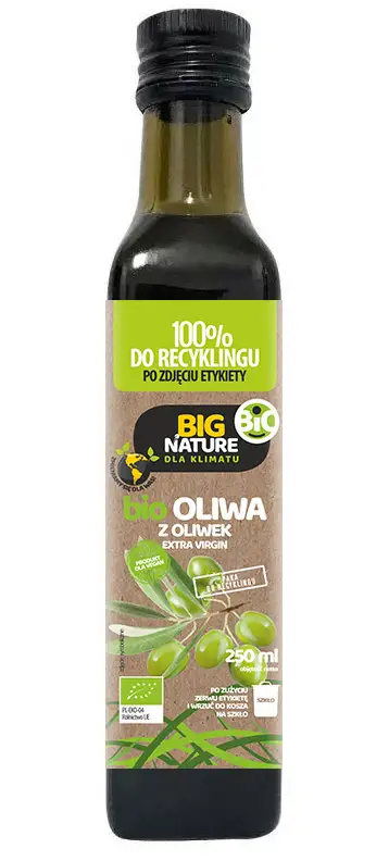 Oliwa z oliwek extra virgin bio 250ml tłoczona na zimno - BIG NATURE — 2