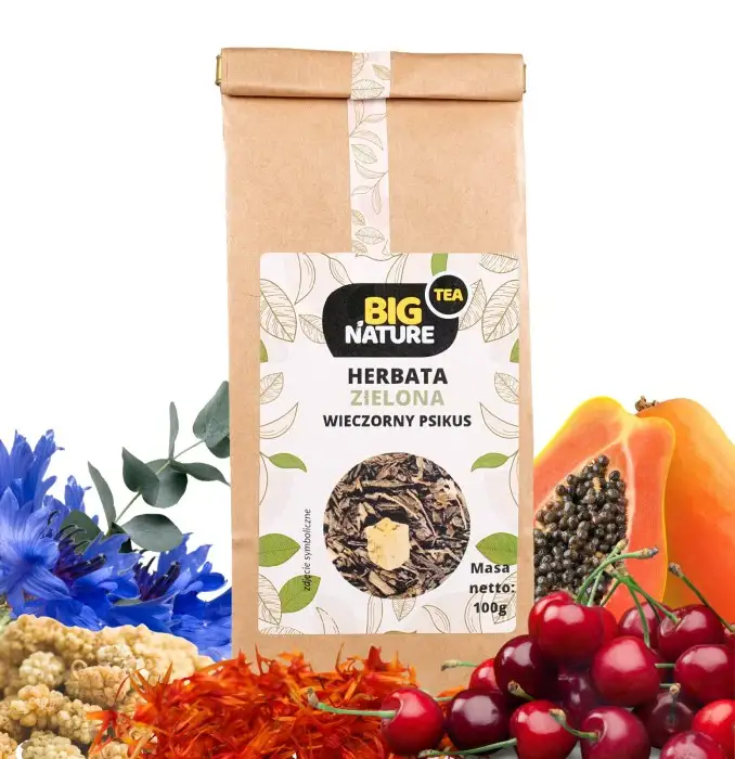 Herbata zielona WIECZORNY PSIKUS 100g - BIG NATURE