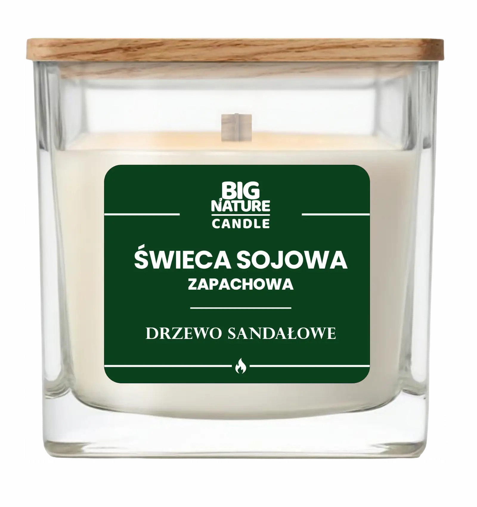 Świeca sojowa o zap. Drzewo sandałowe 220g