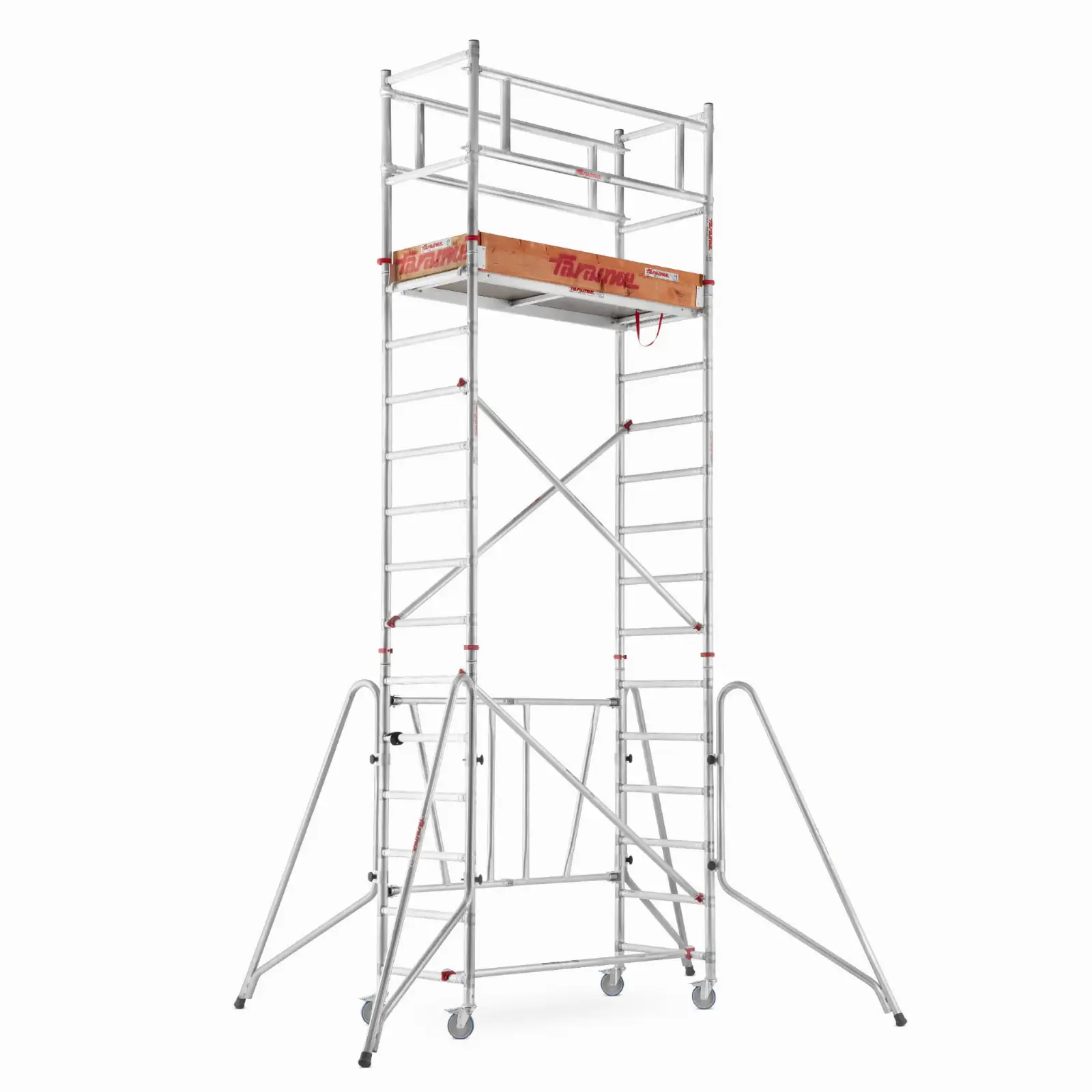 Rusztowanie aluminiowe jezdne składane FARAONE COMPACT XS 160 x 75 cm 160 pakiet  A+B+C - 5,70 m