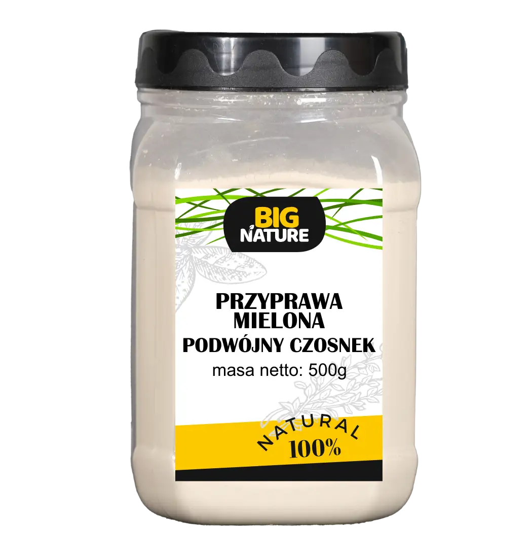 PRZYPRAWA PODWÓJNY CZOSNEK bez soli i chemii 500G