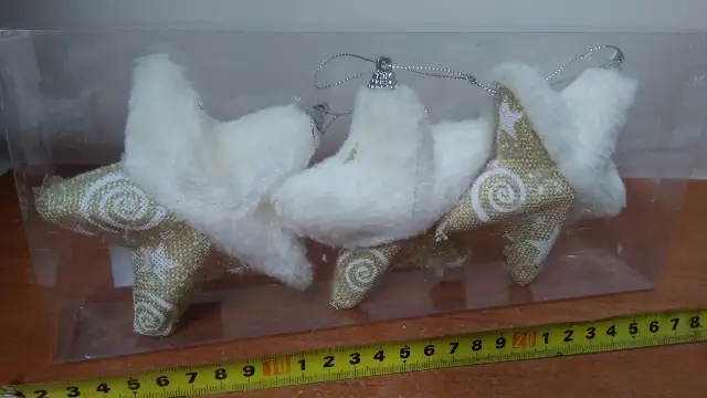 bombka 3szt.  w kloszu GWIAZDKA | WAD7770