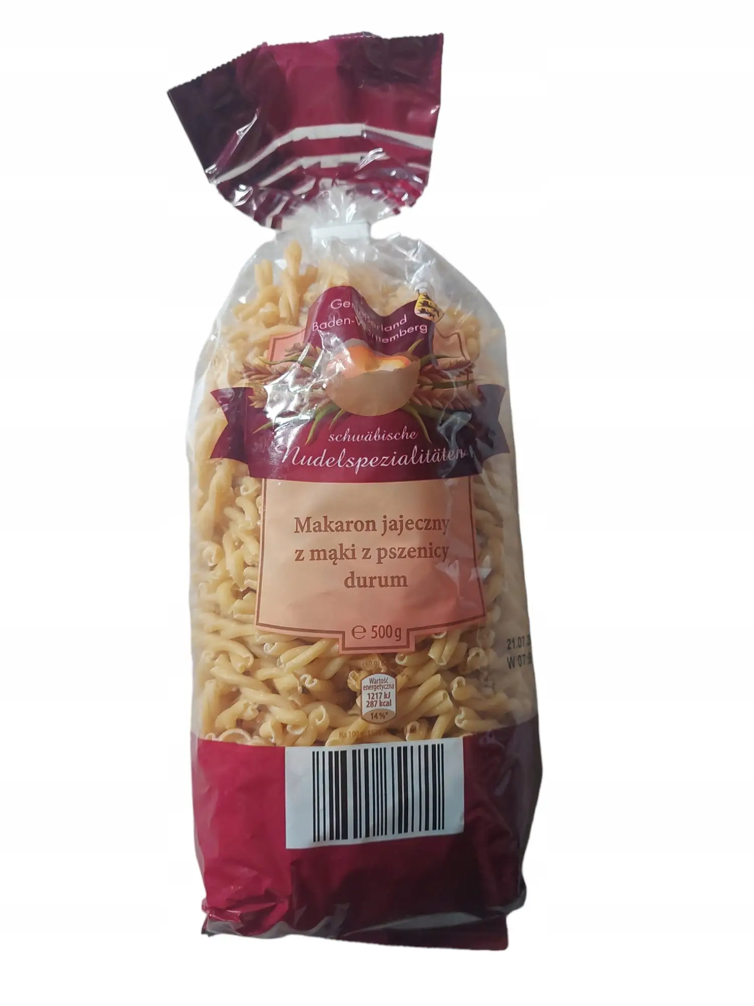 Makaron jajeczny 500g rurki — 3