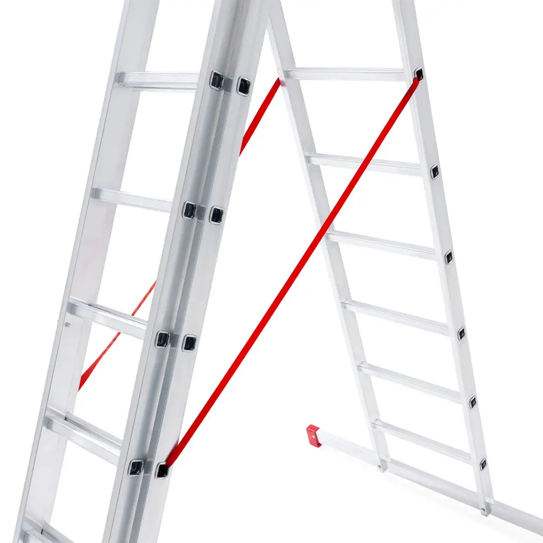 Drabina aluminiowa składana profesjonalna FARAONE 3x7 AK225.3 - 5,30 m — 6