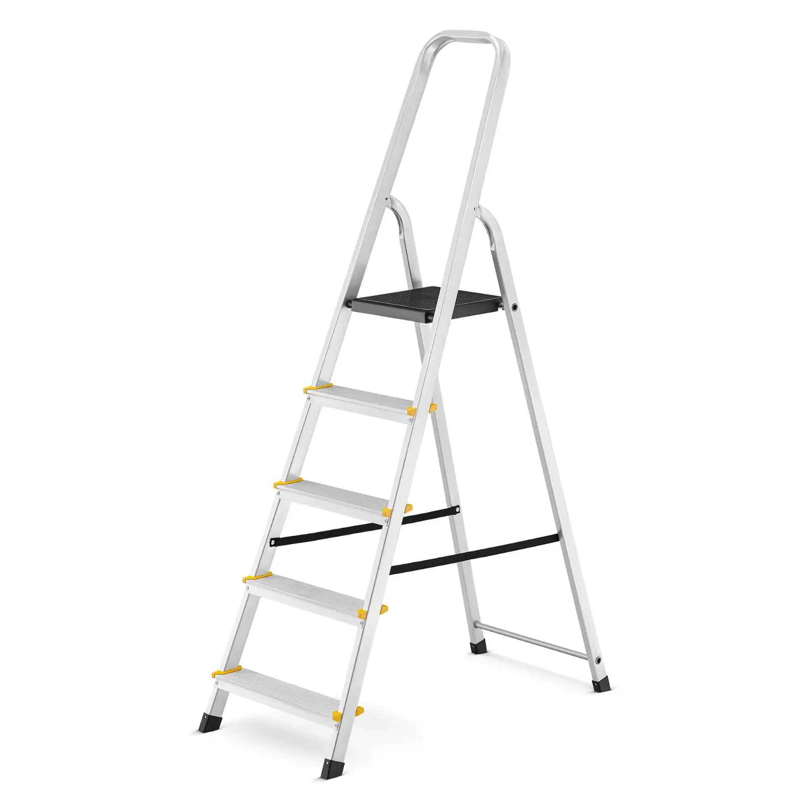 Drabina aluminiowa domowa jednostronna schodki do domu HIGHER 5 stopni 125 kg — 8