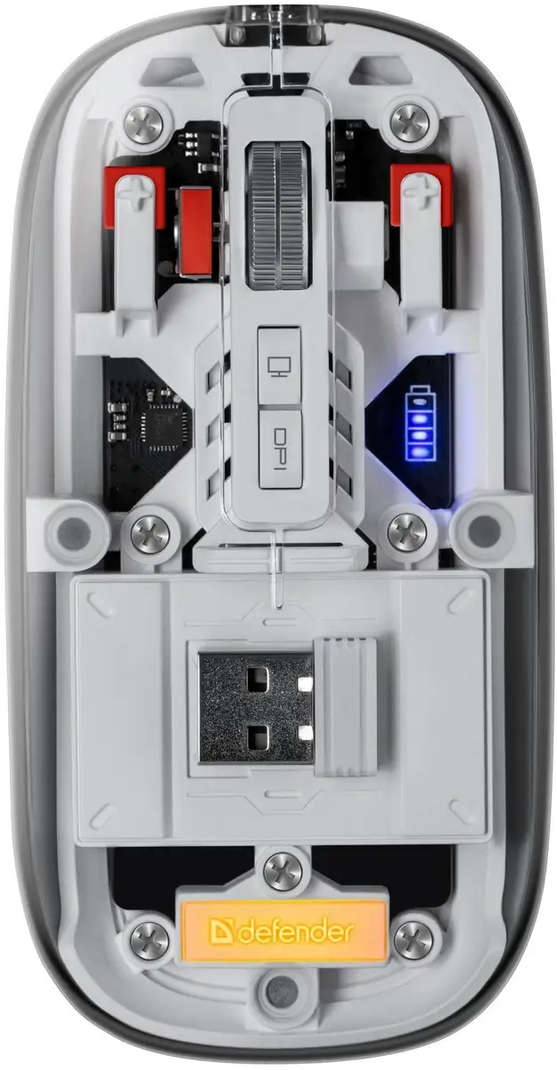 MYSZ DEFENDER IXES MM-999 RF+BT TRANSPARENT — 4